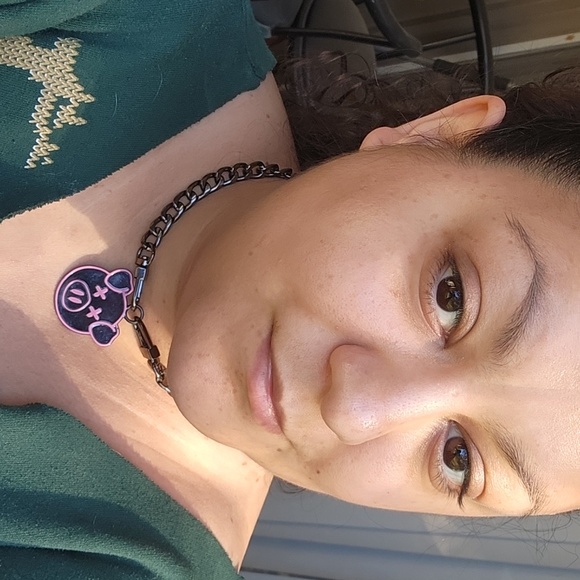 Jeffree Star X Shane Dawson Pig Collab  - Upcycled Choker - 16" - Picture 6 of 6